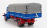 Road-kings Krupp Titan Swl80 Truck Canvas Top Telonato 2-assi 1950 1:18 Modrá Červená