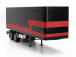 Road-kings Trailer Trailer For Truck - Rimorchio 1:18 Černá Červená