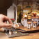 RoboTime 3D Dřevěné puzzle Kavárna č. 17 - poškozený obal