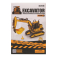 RoboTime dřevěné 3D puzzle Bagr