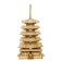 RoboTime dřevěné 3D puzzle Pětipatrová pagoda - poškozený obal