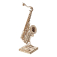 RoboTime dřevěné 3D puzzle Saxofon