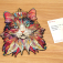 RoboTime Dřevěné puzzle Kočičí král
