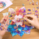 RoboTime Dřevěné puzzle Květinová mandala