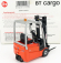 Ros-model Bt cargo B316 Carrello Elevatore Verticale - Vertical Order Picker 3 Wheels 1:23 Černá Oranžová