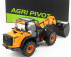 Ros-model Dieci T90 Plus Agri Pivot Ruspa Gommata 2010 - Tractor Scraper 1:32 Žlutá Černá