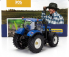 Ros-model New holland T7070 Tractor 2018 1:32 Blue