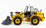 Ros-model New holland W190b Ruspa Gommata - Tractor Scraper 1:50 Žlutá