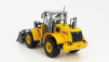 Ros-model New holland W190b Ruspa Gommata - Tractor Scraper 1:50 Žlutá