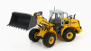 Ros-model New holland W190b Ruspa Gommata - Tractor Scraper 1:50 Žlutá