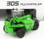 Ros-model Sennebogen 305 Multihandler Telescopic Tractor 1:50 Zelené Stříbro