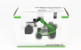 Ros-model Sennebogen 305 Multihandler Telescopic Tractor 1:50 Zelené Stříbro