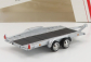 Schuco Accessories Carrello Trasporto Auto 2-assi - Car Transporter Trailer - Car Not Included 1:64 Stříbrná Černá