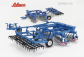 Schuco Accessories Plow Harrow Fortschritt B402 1:32 Fialově Zelená