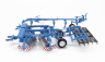 Schuco Accessories Plow Harrow Fortschritt B402 1:32 Fialově Zelená