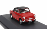 Schuco Autobianchi Bianchina Cabriolet Closed Eden Roc 1964 1:43 Red