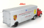 Schuco GMC Truck Car Transporter Team John Edgard Enterprises Inc. Los Angeles California Ferrari - Porsche Race Cars 1950 1:43 Červená Stříbrná