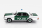 Schuco Mercedes benz 200/8 Polizei 1972 1:64 Zelená Bílá