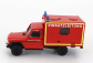 Schuco Mercedes benz G-class Van Feuerwehr 1980 1:87 Červená Žlutá