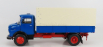 Schuco Mercedes benz L911 Truck Telonato 1966 1:18 Modrá Bílá