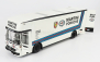 Schuco Mercedes benz O317 Truck Car Transporter Porsche Martini Racing 1968 1:18 Bílá Modrá