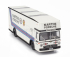 Schuco Mercedes benz O317 Truck Car Transporter Porsche Martini Racing 1968 1:64 Bílá Modrá