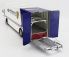 Schuco Mercedes benz O317 Truck Car Transporter Porsche Rothmans 1984 1:18 Bílá Modrá