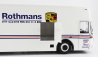 Schuco Mercedes benz O317 Truck Car Transporter Porsche Rothmans 1984 1:18 Bílá Modrá