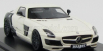 Schuco Mercedes benz Sls Coupe Brabus 700 Biturbo 2011 1:43 Bílá Černá