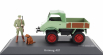 Schuco Mercedes benz Unimog 401 Truck 1953 1:43 Green Wood