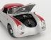Schuco Porsche 356 Spider Hard-top Closed Outlaw 1952 1:18 Silver Red