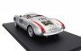 Schuco Porsche 550a Spider N 130 1954 James Dean - Little Bastard - Con Vetrina - With Showcase 1:12 Silver