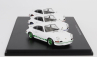 Schuco Porsche Set 3x 911 Carrera Rs 2.7 Coupe 1973 - 50th Anniversary 1:43 Bílá Červená Modrá Zelená