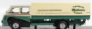 Schuco Saurer 3ch Lkw Telonato Transport Bachmann 1954 1:43 Zelená Krémová Stříbrná