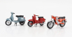 Schuco Simson Set 3x Schwalbe Kr51/1 1968 + Zundapp Ks50 Super Sport 1950 - Piaggio Vespa 150 Px 1:43 Různé