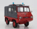 Schuco Steyr-puch Haflinger Feuerwehr 1975 1:18 Červená Šedá