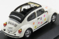 Schuco Volkswagen Beetle Kafer Blumen Cabriolet Open 1958 1:43 Bílá