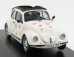 Schuco Volkswagen Beetle Kafer Blumen Cabriolet Open 1958 1:43 Bílá