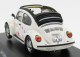 Schuco Volkswagen Beetle Kafer Blumen Cabriolet Open 1958 1:43 Bílá