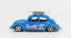 Schuco Volkswagen Beetle Kafer Maggiolino With Surfboard Peace & Love 1955 1:64 Světle Modrá