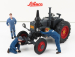 Schuco Volkswagen T1b Van Lanz Assistance + Bulldog Tractor 1956 1:32 Modrá Šedá