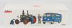 Schuco Volkswagen T1b Van Lanz Assistance + Bulldog Tractor 1956 1:32 Modrá Šedá