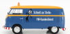 Schuco Volkswagen T1b Van Vw-kundendienst 1962 1:32 Modrá Žlutá