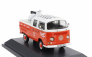Schuco Volkswagen T2 Double Cabine Pick-up 1962 With Vespa Gs 1:43 Červená Bílá