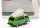Schuco Volkswagen T3b Cambpingbus 1978 1:87 Zelená Béžová