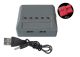 Set 4x 1200mAh pro Syma X5HC, X5HW + USB nabíječ 5x slot