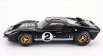 Shelby-collectibles Ford usa Gt40 Mkii 7.0l V8 Team Shelby American Inc. N 2 Winner 24h Le Mans 1966 B.mclaren - C.amon 1:18 Černá Stříbrná