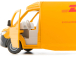SIKU Super - dodávka Mercedes-Benz Sprinter 1:50 DHL