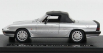 Silas Alfa romeo Spider Quadrifoglio Verde Soft-top 1986 - 3ª Serie Aereodinamica 1:43 Silver