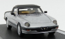 Silas Alfa romeo Spider Quadrifoglio Verde Soft-top 1986 - 3ª Serie Aereodinamica 1:43 Silver
